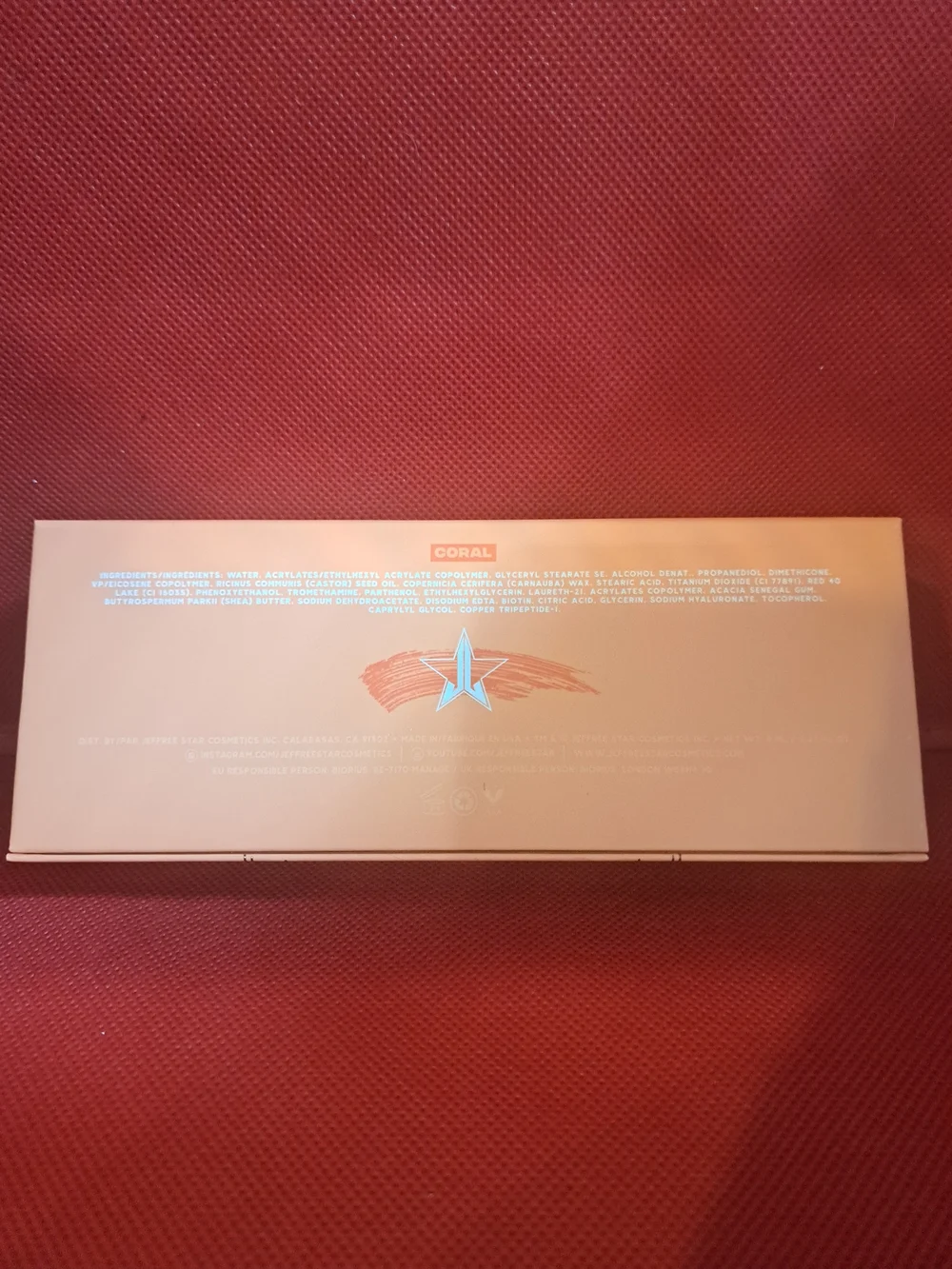 NIB Jeffree Star F*ck Proof Coral Mascara Full Size 8ml